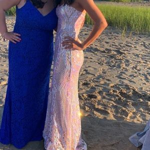 iridescent prom dress in size 1!